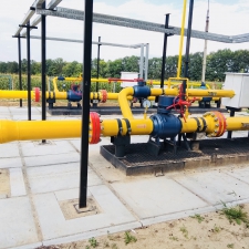 Repair of gas flow measurement station at Kaniv GDS